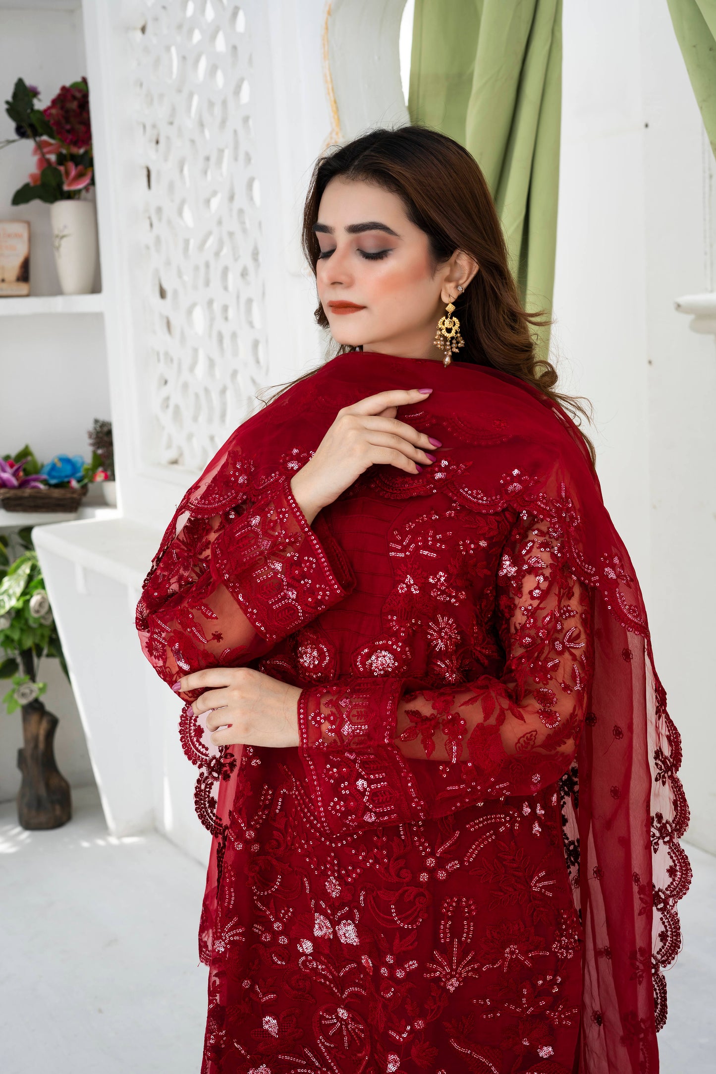 Shauq‑e‑Shahi - 3PCs Suit