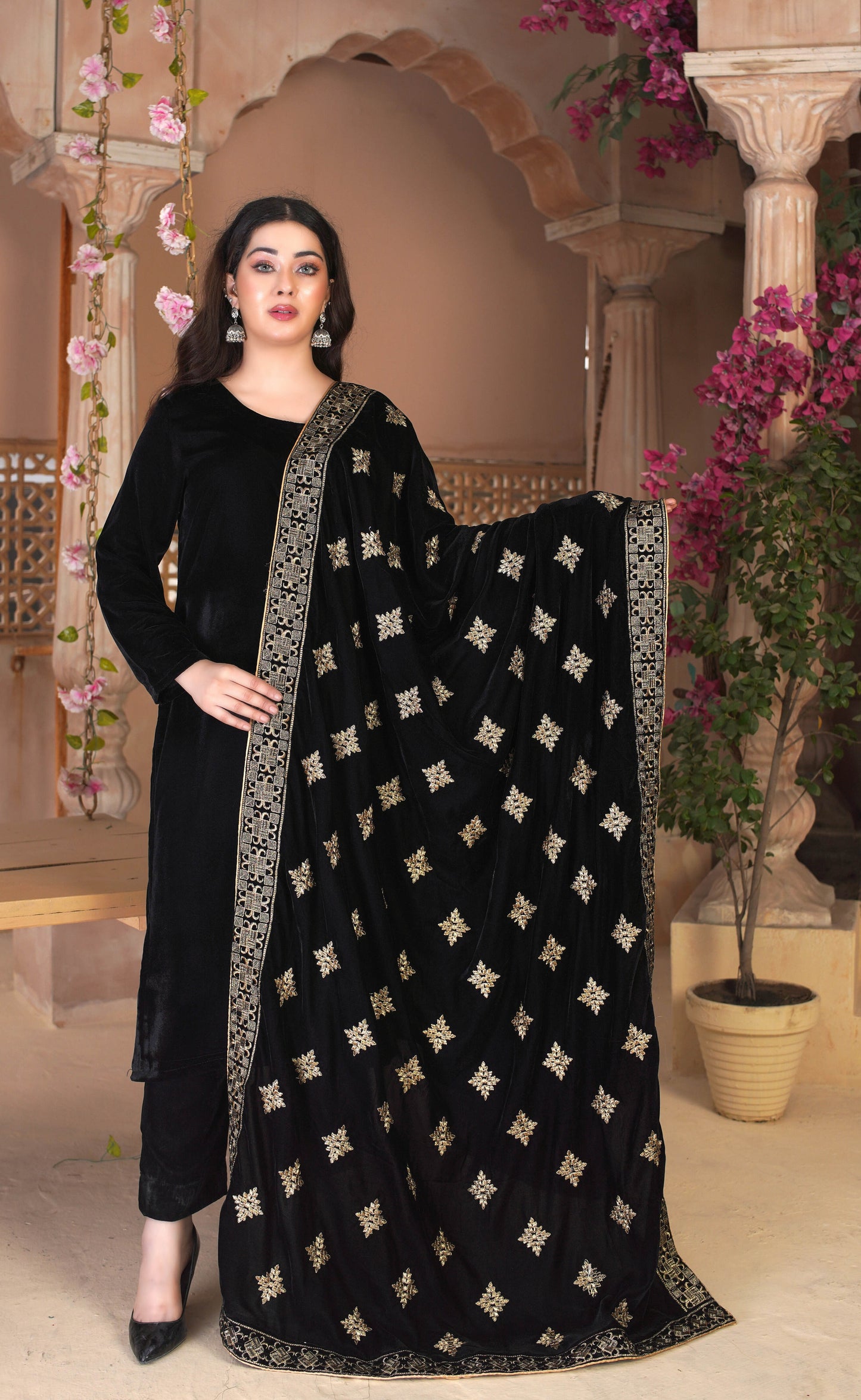 Pakeeza - Velvet Shawl SD2