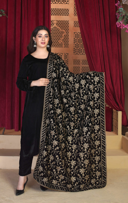 Jahanara - Velvet Shawl SD9