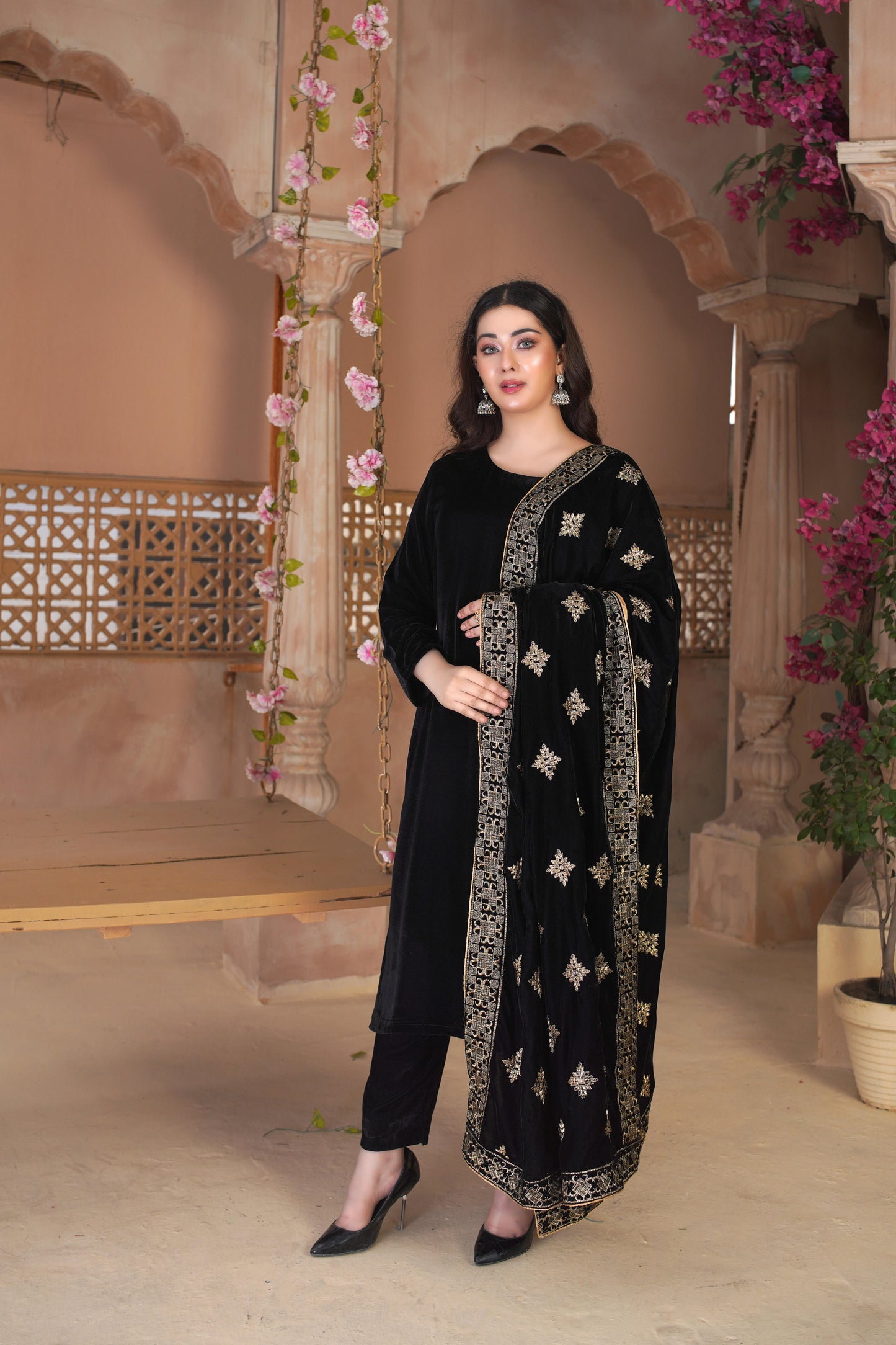 Pakeeza - Velvet Shawl SD2
