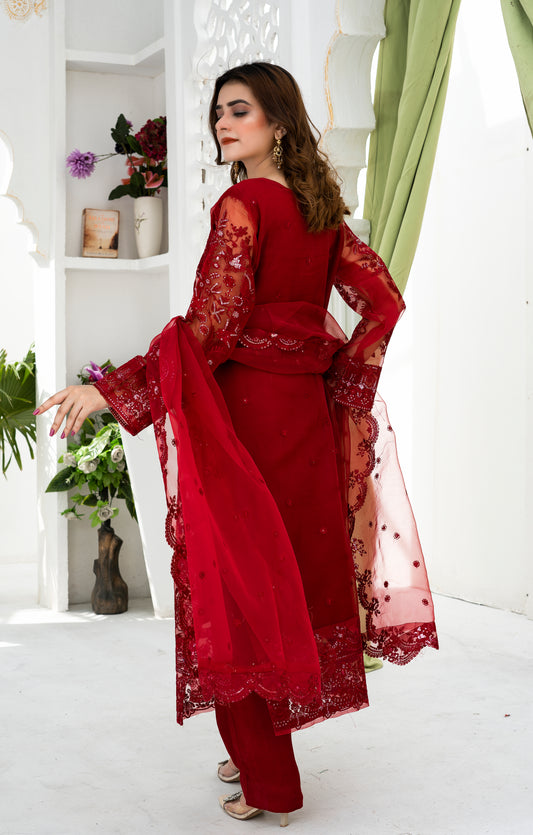 ShauqβeβShahi - 3PCs Suit