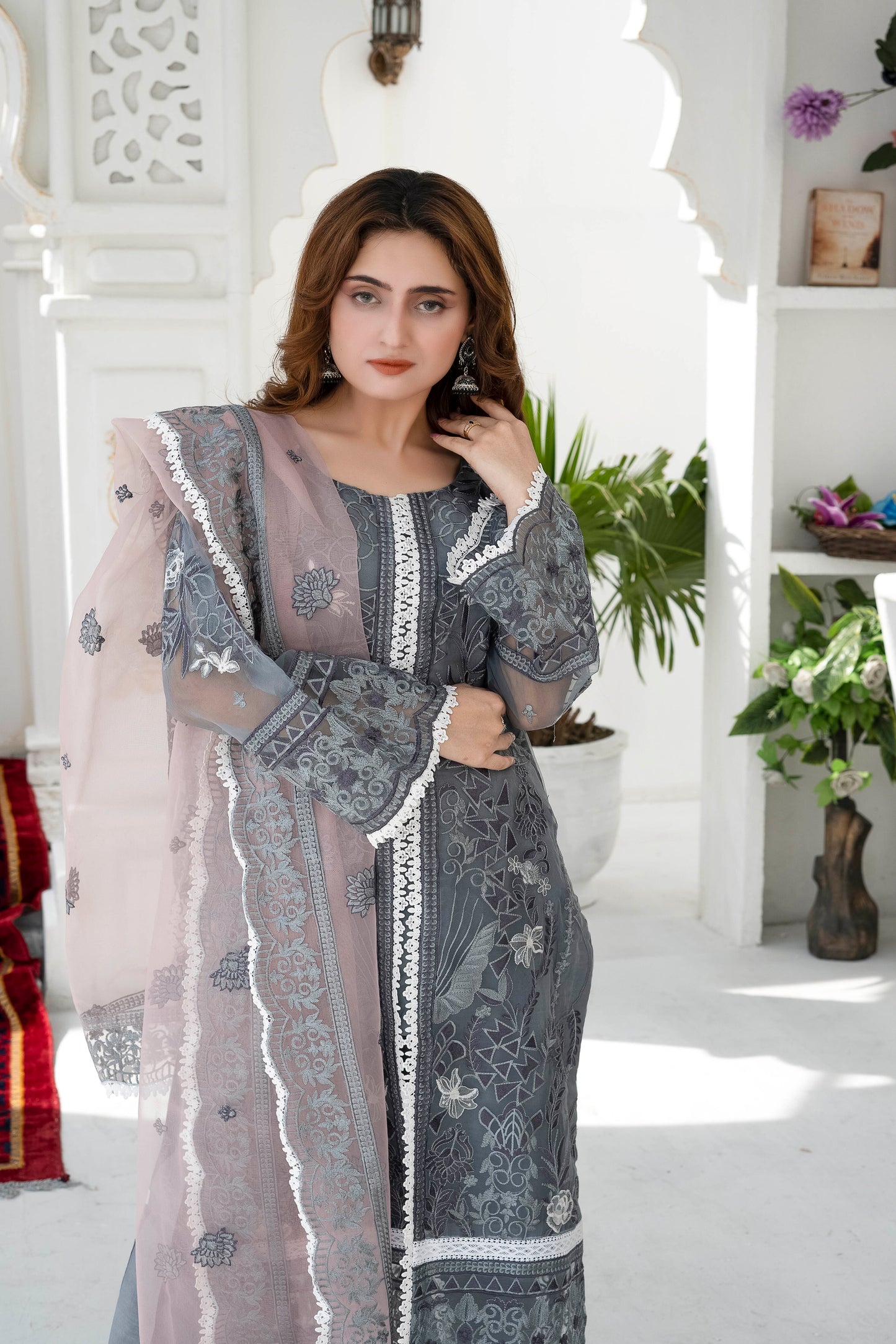 Rang-e-Shab - 3PCs Suits