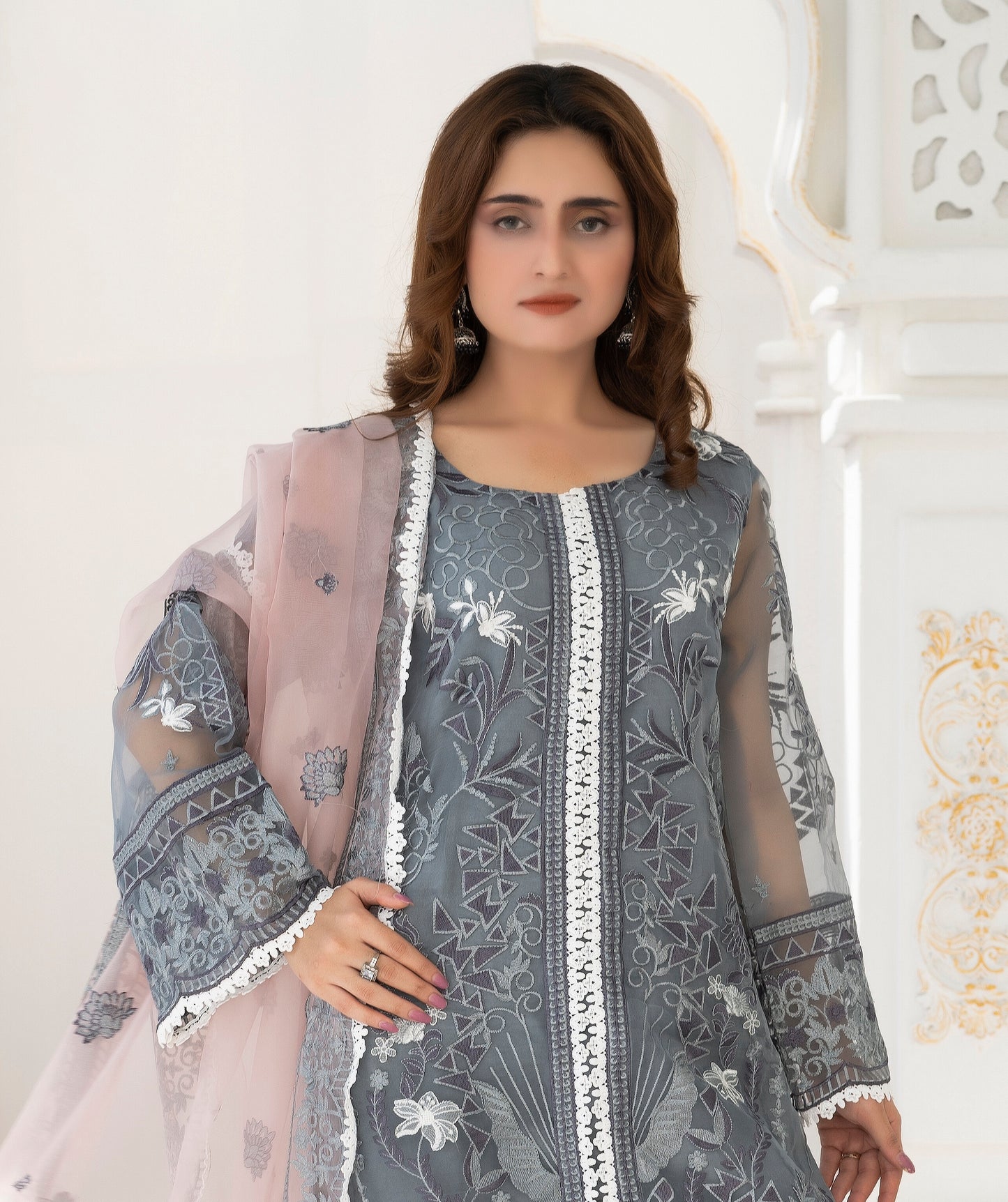 Rang-e-Shab - 3PCs Suits