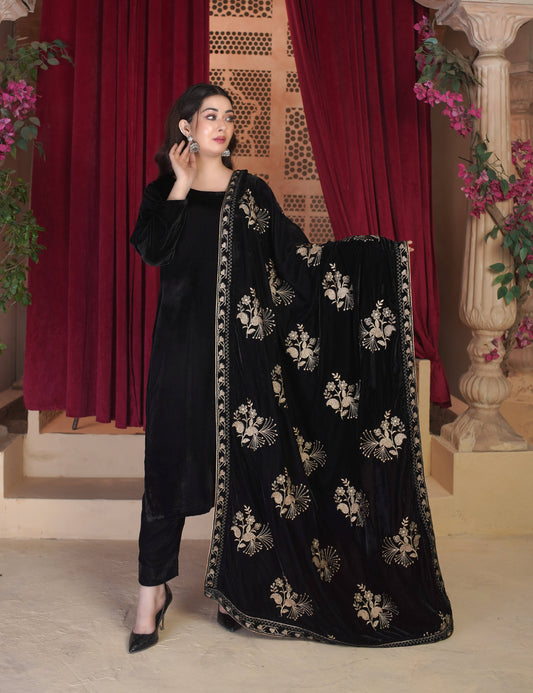 Zarmina - Velvet Shawl SD4