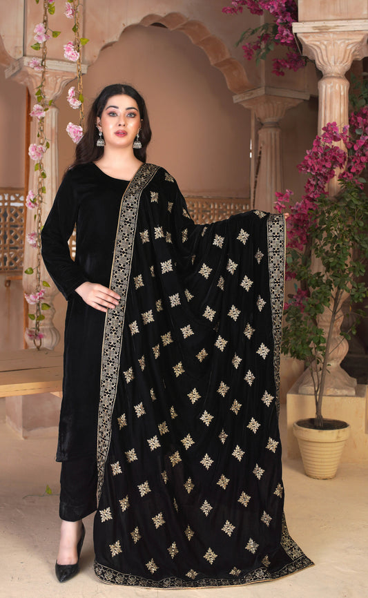 Pakeeza - Velvet Shawl SD2