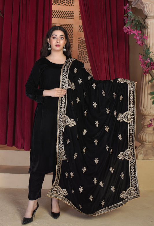 Zarmina - Velvet Shawl SD7