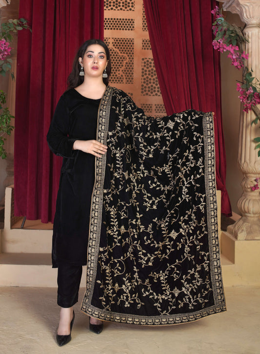 Pareesha - Velvet Shawl SD8