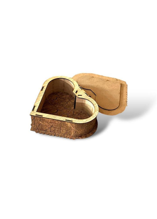 Heart Shaped Jewelry Storage Box