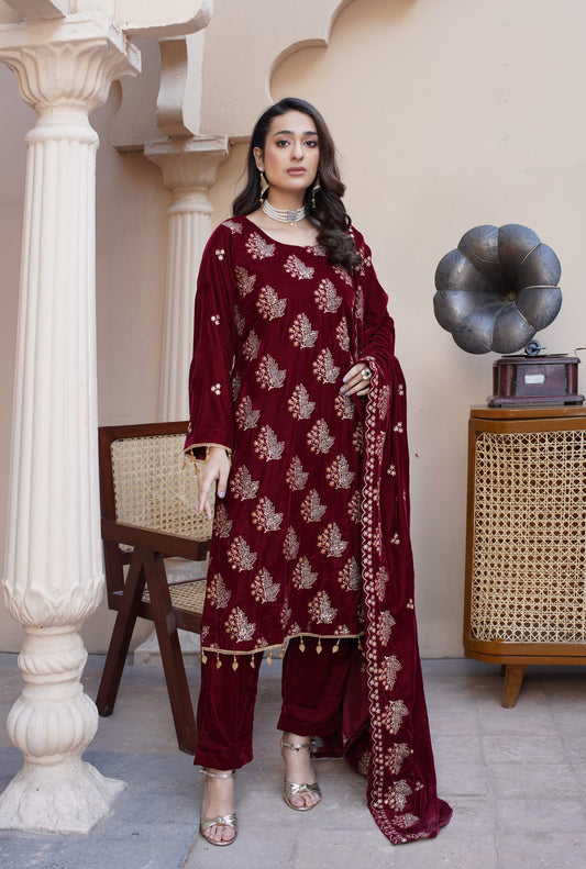Rangrez - Velvet Suit DS1